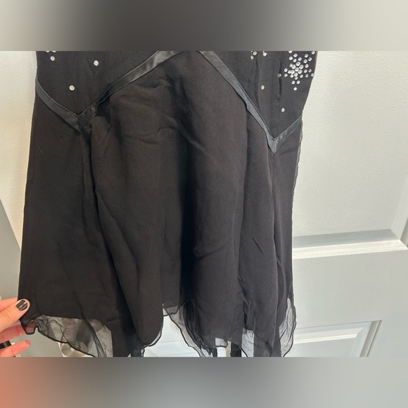 Y2K Betsey Johnson Rhinestone Stars Dress- Ribbon Corset -Mint condition Size 4 - Picture 12 of 13